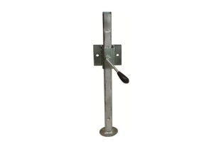 Béquille corps carré Ø 40 avec platine