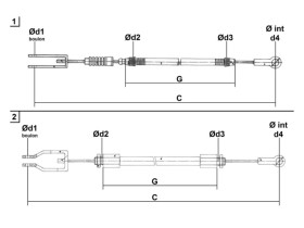 image de Câbles de timons RTN GOETT