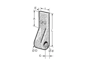 Embout de penture