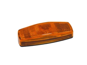 Feu orange à poser avec catadioptre | 115x42mm