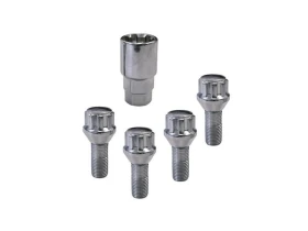 Kit 4 vis de roue Sphérique  | M12 ou M14 | Antivol