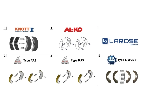 image de Kit mâchoires de frein avec ressorts | Kit freins