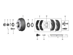 image de Kit moyeu essieu freiné | Type 20-2425/1 (200x50) | R47 | Rlt conique | Avant 1993