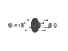 image de Kits moyeux non freinés roulements coniques