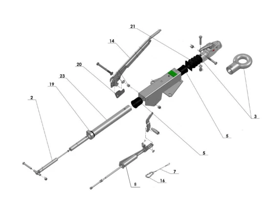 image de Pièces attache à inertie semelle en V RTN-GOETT | Type 550J2 | 3500kg