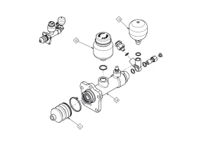 Pièces détachées cylindre de l’attache KFGL35 hydraulique