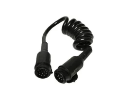 Rallonge électrique spiralée | 13 broches | 12V