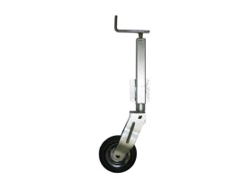 Roue jockey corps carré 50 avec platine