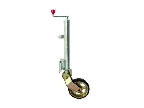 image de Roue jockey Ø60 escamotable rallongée -Charge statique 500kg
