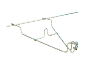 Support de roue de secours sous châssis type panier