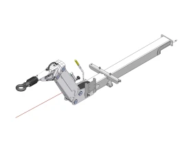 Timon complet réglable freiné KNOTT | Type KHD | De 800 à 3500 kg