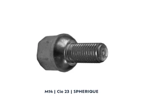 Vis de roue Sphérique  | M14 | Clé 23